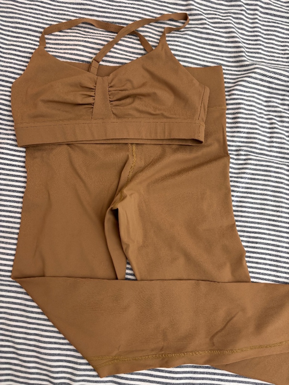 ALL ACCESS Center Stage Nude Color Leggings with Matching Bra